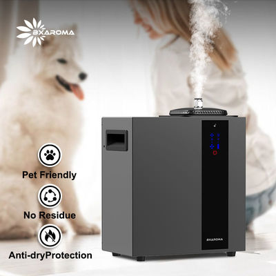 پخش کننده عطر هوشمند بلوتوث HVAC، پخش کننده بدون آب برای خانه، دفتر، اتاق بزرگ، پخش کننده عطر کامل تا 16،000 SQSF با بطری بزرگ 800 میلی لیتر روغن - سیاه